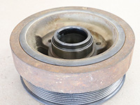 new wear ring installed on damper hub