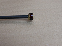 thread sealant applied to continuous vent plug