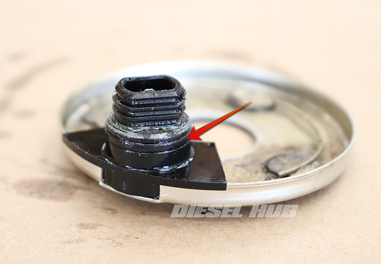 bad o-ring seal on a fuel heater