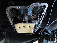 Transmission filter reinstalled