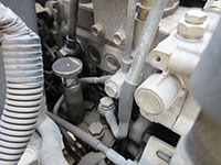 fuel prime plunger ejected