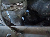 Drain valve location on 12v Cummins diesel radiator