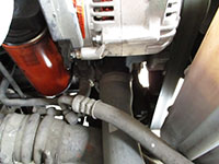 Lower radiator hose on 12v Cummins