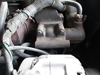 Thermostat housing on 12v Cummins diesel