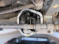 Differential pan removed