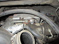 turbo heatshield removal on 6.6L Duramax diesel