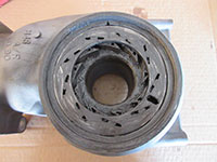 unison ring coated in anti-seize