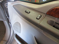 Removing window and door lock switch panel