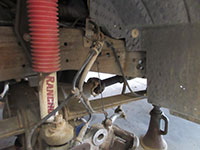 ABS sensor wire and connector