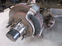 brake parts reinstalled